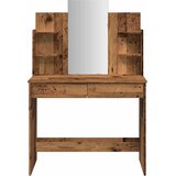  Toaletni stol s ogledalom Staro drvo 96x39x142 cm | shoptok.hr