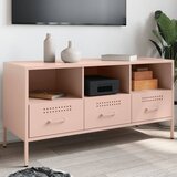 vidaXL TV omarica roza 100,5x39x50,5 cm hladno valjano jeklo Cene