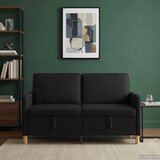 SOFA s pohranom Crna 152 x 78 x 87 cm Poliester | Shoptok.si