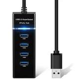 USB 3.0 hub (1 ulaz na 4 USB 3.0 porta, 5Gbps, crna)