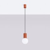 Sollux Obesna svetilka HALO 1 rdeča ohra, (5000352301) | Shoptok.si