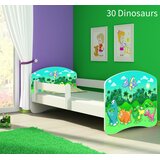  Otroška postelja ACMA z motivom, stranska bela 140x70 cm 30 Dinosaurs | Shoptok.si