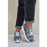 S. BARSKI Suede Patterned Sports Shoes On Platform With Glitter D&A | Shoptok.si