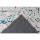 Kayoom RAVNO TKANA PREPROGA Galaxy 725 Creme / Blau 80/150 cm tkano modra, krem barve | Shoptok.si