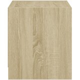  Noćni ormarići staklena vrata 2 kom boja hrasta 35 x 37 x 42 cm | Eponuda.ba