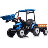 Traktor na akumulator s prikolicom Hercules 24V - plavi | shoptok.hr
