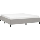  Posteljni okvir svetlo siv 160x200 cm blago, (20725571) | Shoptok.si