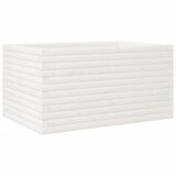 Maison Chic Vrtno cvetlično korito - Cvetlični Lonec belo 90x60x45,5 cm trdna borovina, (21790437) Cene