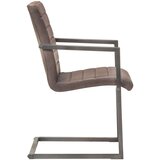  Konzolne blagovaonske stolice od prave kože 2 kom smeđe | shoptok.hr