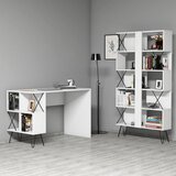 Hanah home studijski radni sto i polica za knjige extra 845HCT3827 Cene