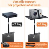 VEXNOOK nastavljivo stojalo za projektor za posteljo ali kavč, kovinska izvedba | Shoptok.si