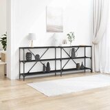  Konzolna stolica Crni hrast 200 x 30 x 75 cm Konstruirano drvo | shoptok.hr