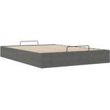  Otoman krevet Tamnosiva 153 x 203 cm Baršun - Tamnosiva 152 x 203 cm | shoptok.hr