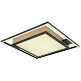 Globo LED stropna svjetiljka Jorry (40 W, D x Š x V: 40 cm x 40 mm x 60 cm, Crna, smeđa, Neutralno bijelo) | shoptok.hr