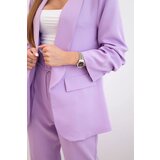 Kesi Włoski Elegant set of jackets and trousers light purple | Shoptok.si