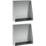  Zid za zadržavanje 2 kom. 40 x 12 x 50 cm Pocinčani čelik | shoptok.hr