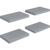 Maison Chic 4 kosi Stenske Police - Viseče police sive 40x23x3,8 cm MDF, (21793478) Cene