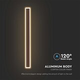  Spoljašnja LED zidna svetiljka LED/17W/230V 3000K IP65 braon | Eponuda.com