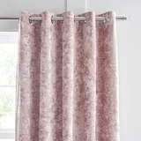 Ružičaste zavjese u setu 2 kom 168x137 cm Crushed Velvet –