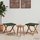  Ležaljka 2 pcs Čvrsto drvo eukaliptusa Zelena | shoptok.hr