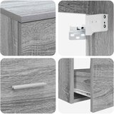  Set namještaja za kupaonicu 2 kom. Siva Sonoma 49,5 x 41 x 80 cm | shoptok.hr