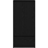 vidaXL Ormar s ladicom crni hrast 55,5x34x119,5 cm konstruirano drvo | shoptok.hr
