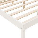  Krevet za starije osobe bijeli 90x190 cm mali masivna borovina | shoptok.hr