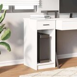 vidaXL Tower stalak za računalo s ladicom bijeli 35x45x77 cm | shoptok.hr