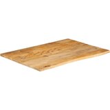 Stolna ploča sa živim rubom 100x80x2 5cm od masivnog drva manga | shoptok.hr