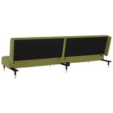  Kavč dvosed z ležiščem svetlo zelen žamet, (21749658) | Shoptok.si