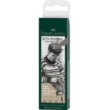 Faber-Castell Set Pitt artist pk4 Faber-Castell 167169 warm gray IV blister | shoptok.hr