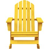  Vrtna stolica za ljuljanje Adirondack od masivne jelovine žuta | Eponuda.com
