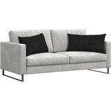 vidaXL jastučići za sofu 2 pcs crna 80 x 40 cm tkanina | shoptok.hr