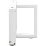  Noge za klubsko mizico v obliki črke T, 2 kosa, bele barve, 50x25x(30-31) cm, jeklo, (22123640) | Shoptok.si