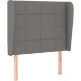  Box spring postelja z vzmetnico temno siva 80x200 cm blago, (20790179) | Shoptok.si
