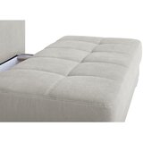 P & B ZOFA S POSTELJNO FUNKCIJO, krem barve tekstil, leseni material | Shoptok.si