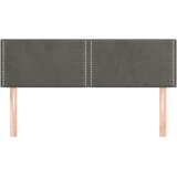  Uzglavlja tamnosiva 144x5x78/88 cm baršunasta | Eponuda.com