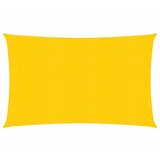 vidaXL Jedro za zaštitu od sunca 160 g/m² žuto 2 x 4 m HDPE | shoptok.hr