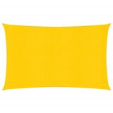 vidaXL Senčno jadro 160 g/m² rumeno 2x4 m HDPE | Shoptok.si