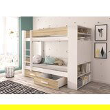 ADRK Pograd GARET za 2 osebi z vzmetnicama 104 cm - BELA-SONOMA HRAST | Shoptok.si