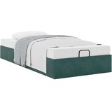 vidaXL Okvir za krevet bez madraca tamnozeleni 90x200 cm baršunasti | shoptok.hr