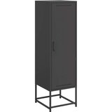  Visoka komoda crna 36x39x123 cm čelična | shoptok.hr