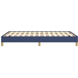  Okvir kreveta bez madraca plavi 120x190 cm od tkanine | shoptok.hr