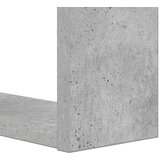  Knjižna polica Betonsko siva 52 x 25 x 71,5 cm Konstruiran les, (5000136069) | Shoptok.si