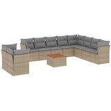  11-dijelni set vrtnih sofa od poliratana s jastucima bež | shoptok.hr
