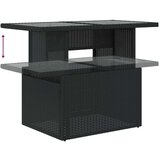 vidaXL Vrtna sedežna garnitura 6-delna z blazinami črna poli ratan | Shoptok.si