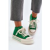 Kesi Women's Platform Sneakers Green Aineri cene