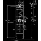 Grohe 1039939990 Rapido Shower Frame MONO element za podometno montažo | Shoptok.si