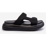 Boto Black Platform Women's Embellished Slippers Jestella | ePonuda.com