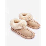 Boto Women's Slippers With Faux Fur Light Beige Lanoze | shoptok.hr